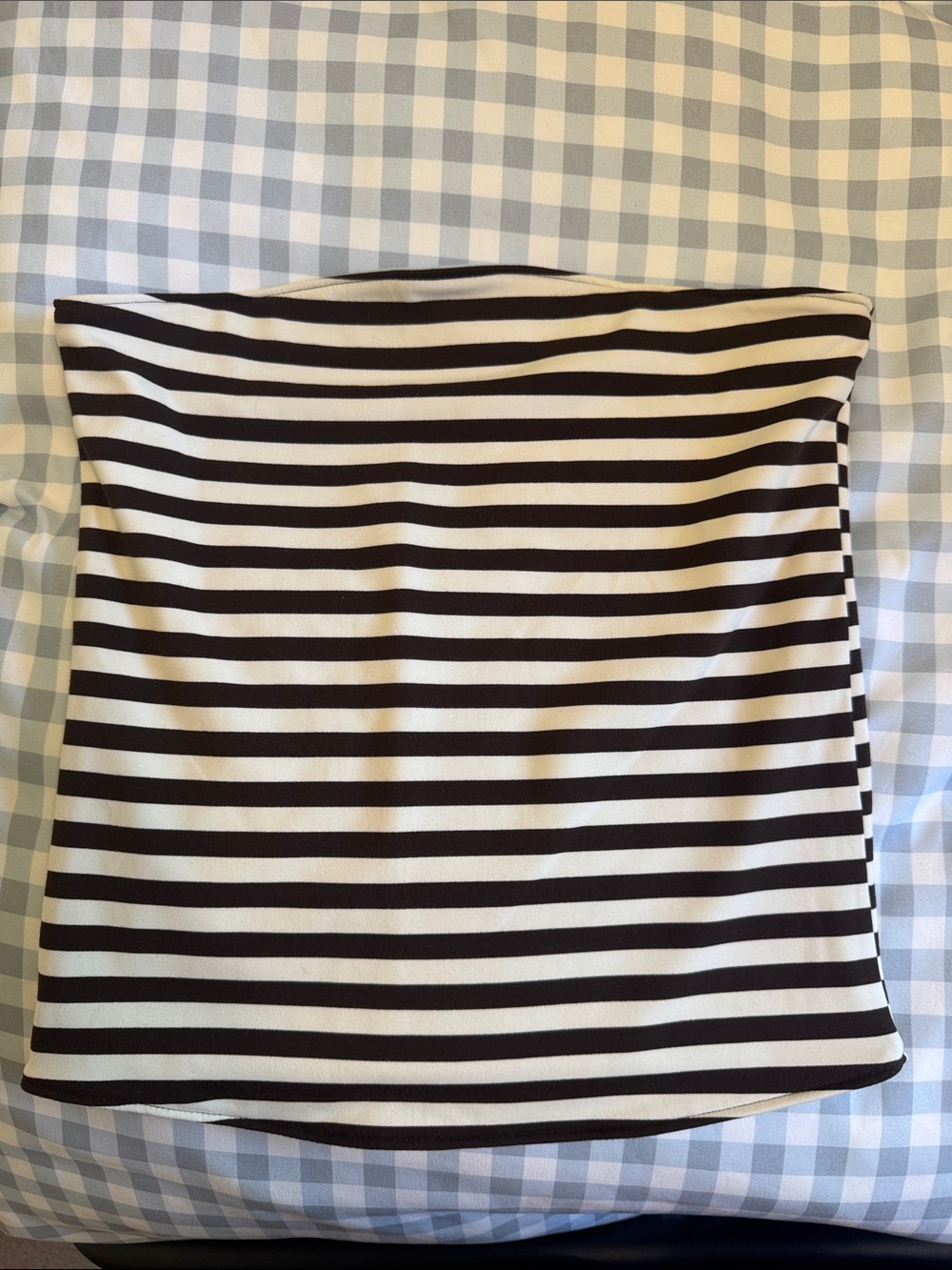 wild fable Brown and White Striped Tube Top